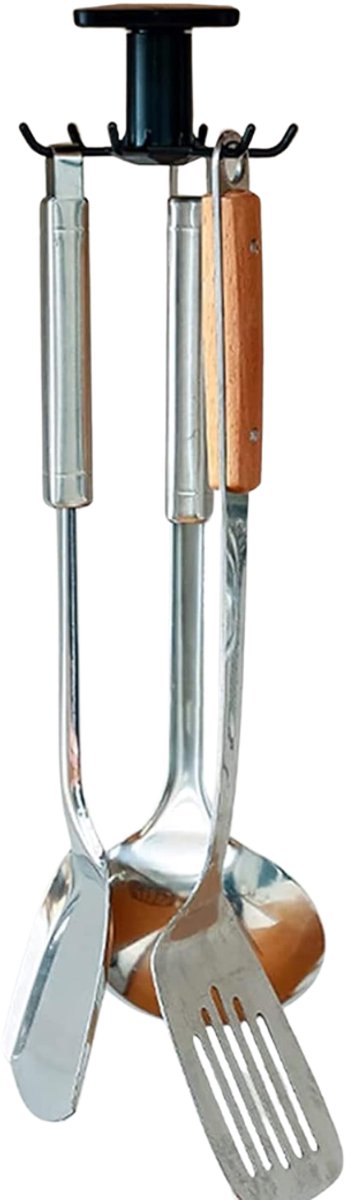 MKSS® Keukengerei Houder - Spatelpot - Lepelpot - Keukengerei - Zwart