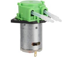 Allecto- Universele 12V DC peristaltische pomp - Doseerkop - Zelfaanzuigend - Groen - Chemische analyse - Aquarium - Microdosering - Peristaltische vloeistofpomp - DIY - 2 * 4 buizen - Pomp voor laboratorium.