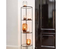 Windlicht Lucy 18cm smoke