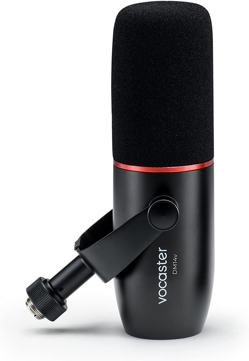 Dynamische Microfoon - Professionele Opname - Podcasting en Streaming - Geïntegreerd Plopfilter - 19 cm Hoog - Zwart