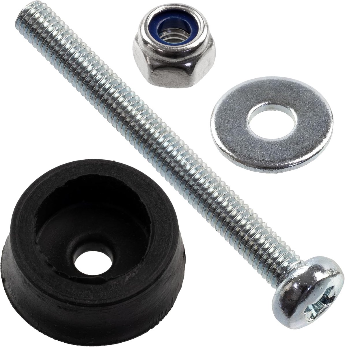 Meubelglijders Set - Beschermers Vloer - Meubels Verplaatsen - Inclusief Montagemateriaal - Ø14x5 mm - Zwart