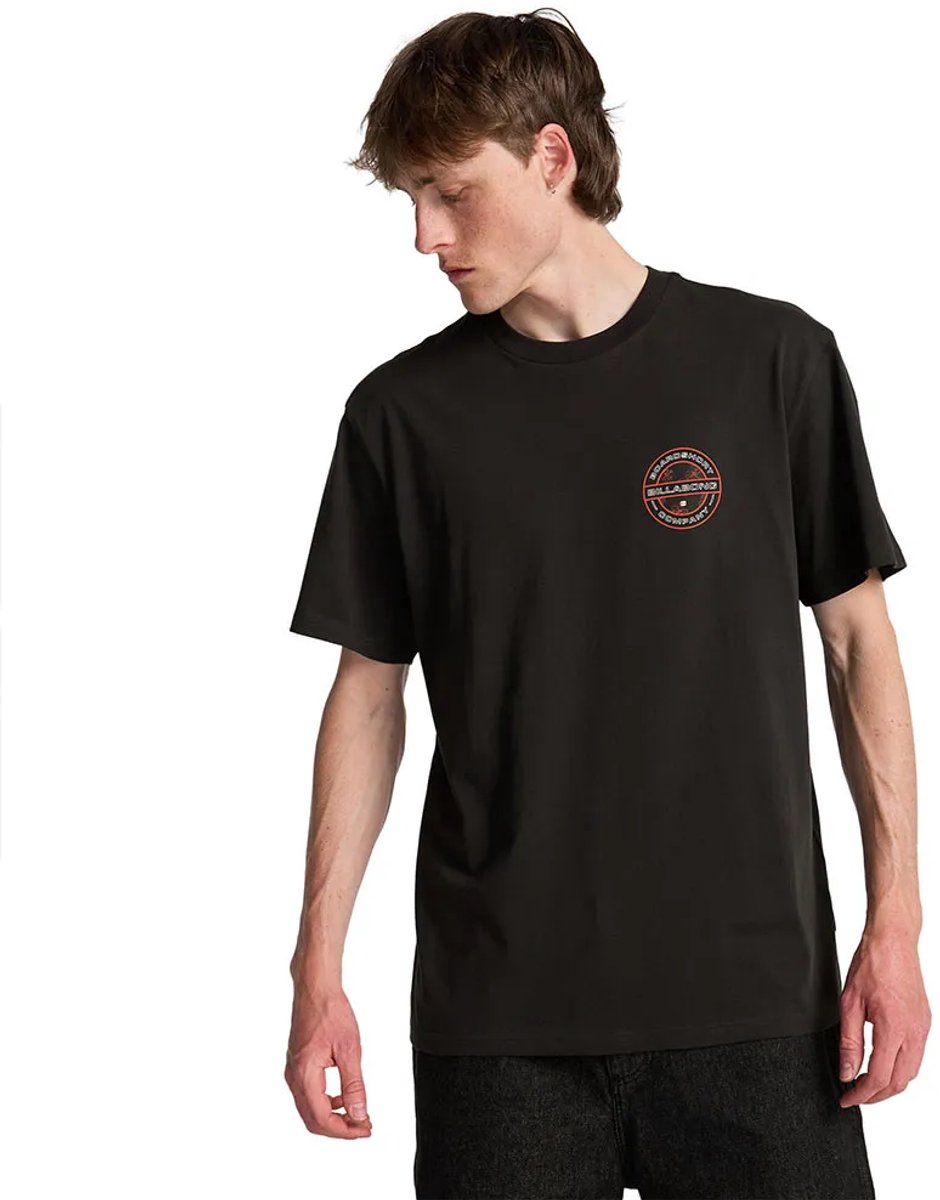 Billabong Rotor T-shirt Met Korte Mouwen S Man Zwart