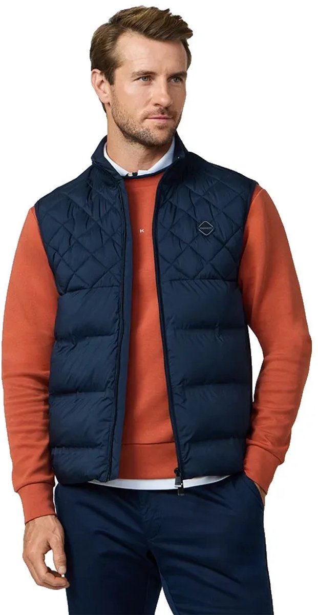 Hackett Hm5800081 Vest Blauw 3XL Man