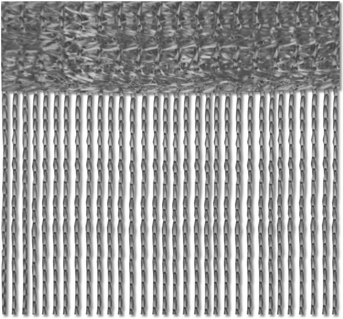 Draadgordijn - Insectenwering Paneel - Ruimte Verdeler - Lichtfilterend - 90x240 cm - Antraciet Donkergrijs