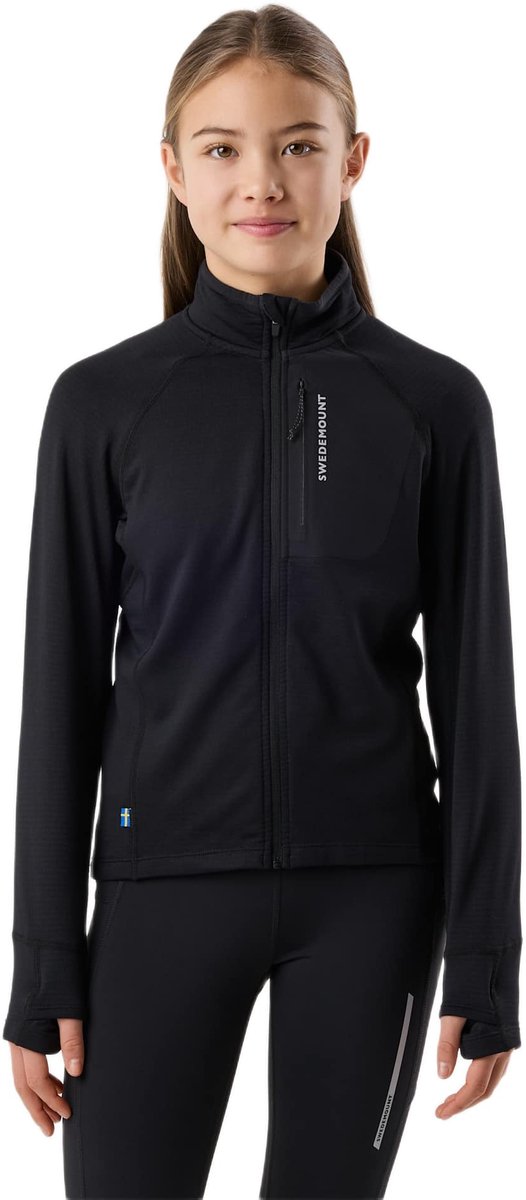 Swedemount Ultra Light Full Zip – Trui voor junior Zwart