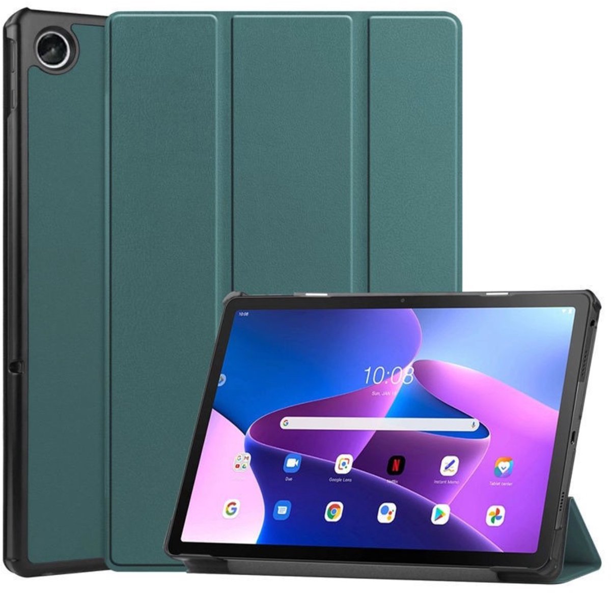 EtuiTab Cover - Lenovo Tab M10 Plus 10.6 - 2022 3de Generatie - Groen - Kunstleer