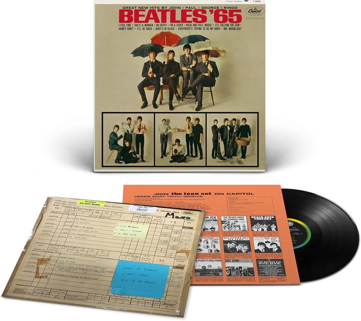Muziekalbum Vinyl - LP Geluidsdrager - Muziek Luisteren - Originele Mono Mix - 31cm Diameter