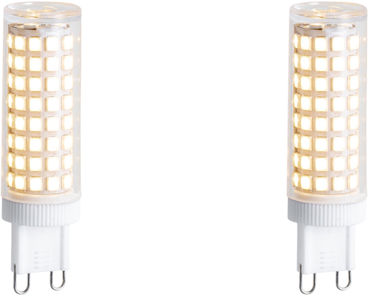 LUEDD Set van 2 G9 dimbare LED lampen 5.5W 500 lm 2700K