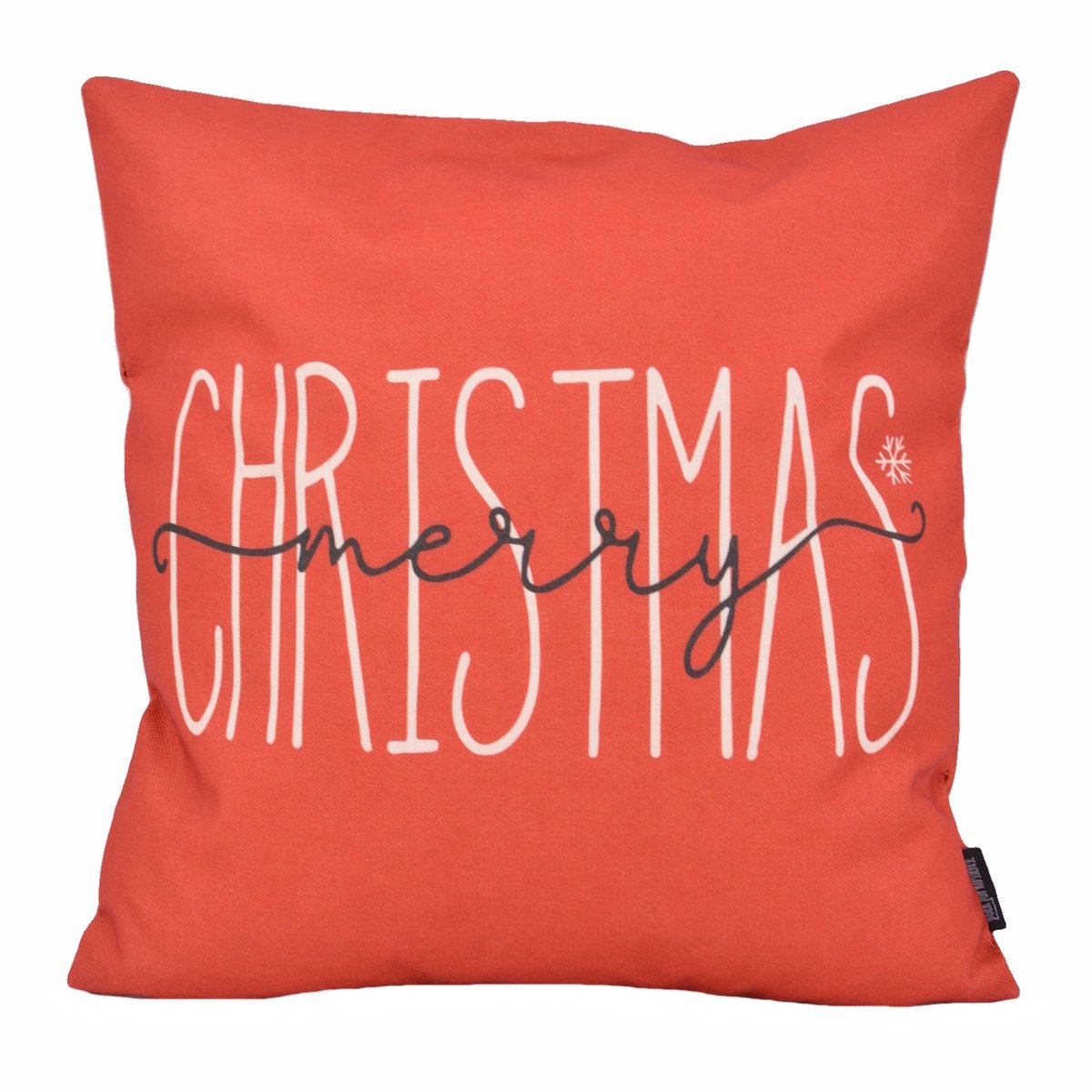 Gek op Kussens! Sierkussen Kerst #1 | 45 x 45 cm | Katoen/Linnen Rood 1