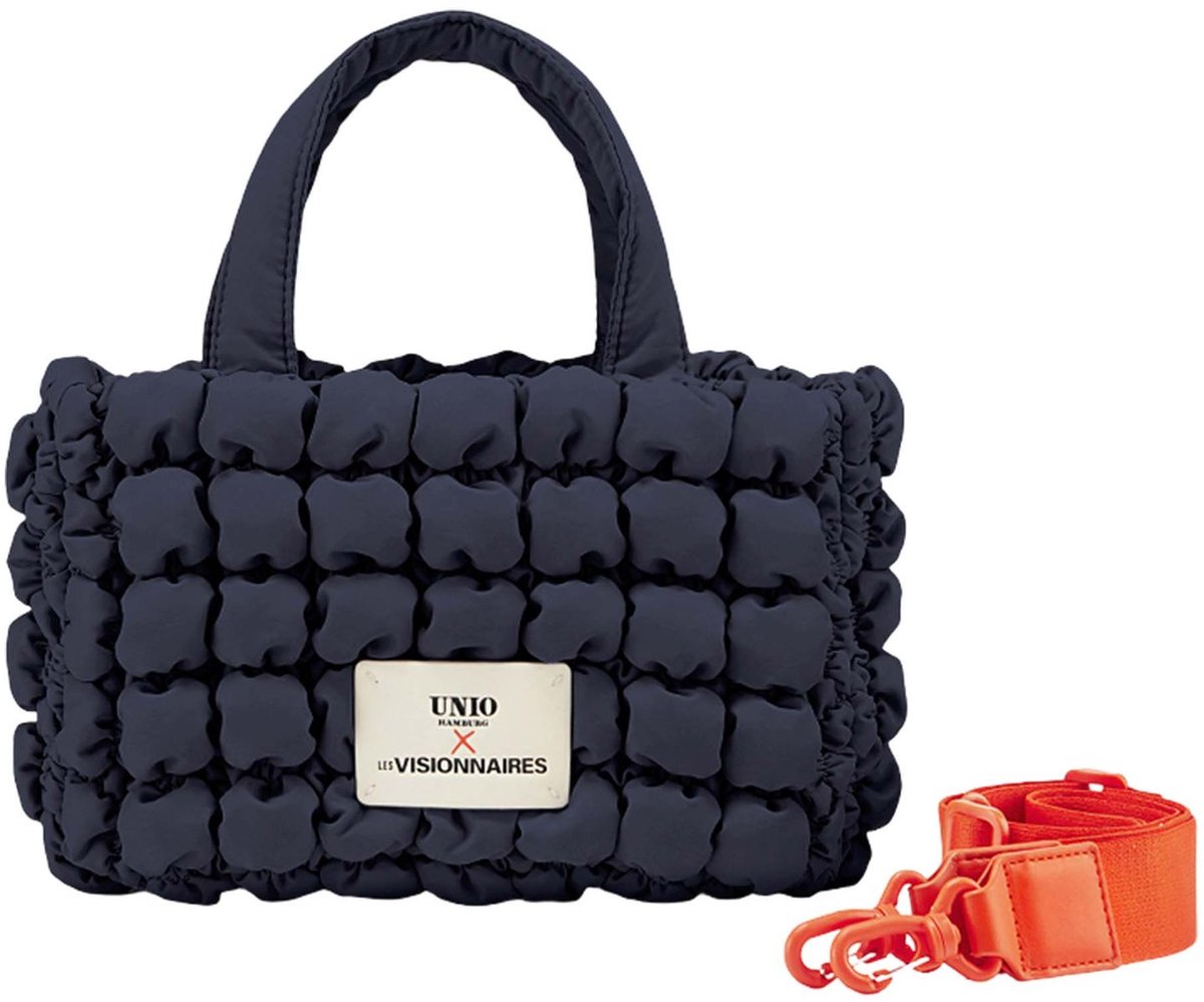 Unio Hamburg x Les Visionnaires handtas schoudertas Bubble Unio Cortina Navy donkerblauw