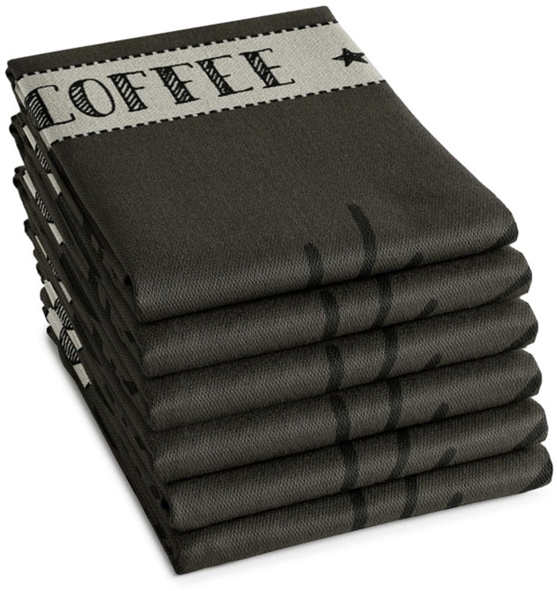 DDDDD Theedoek Hello Coffee Army (5 stuks)