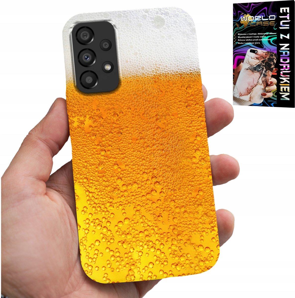 HOESJE VOOR SAMSUNG GALAXY A23 5G - BIER, BIERMUG PATROON VOOR HEREN