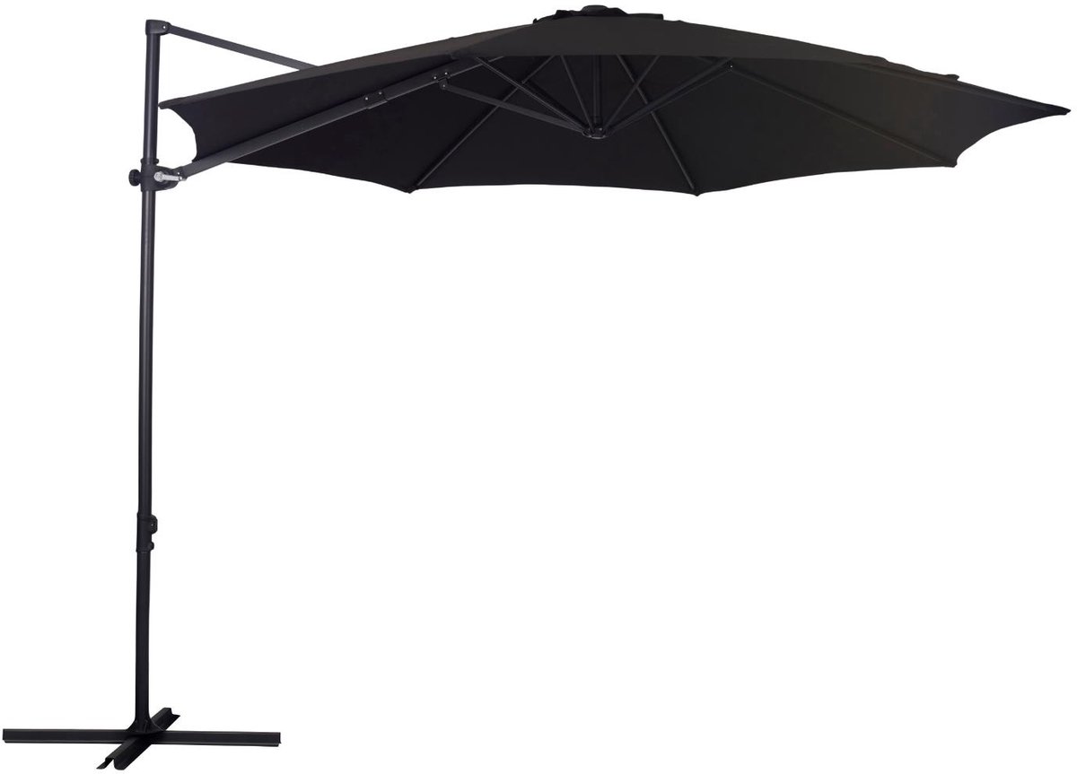 Lars hangparasol Ø3M zwart.