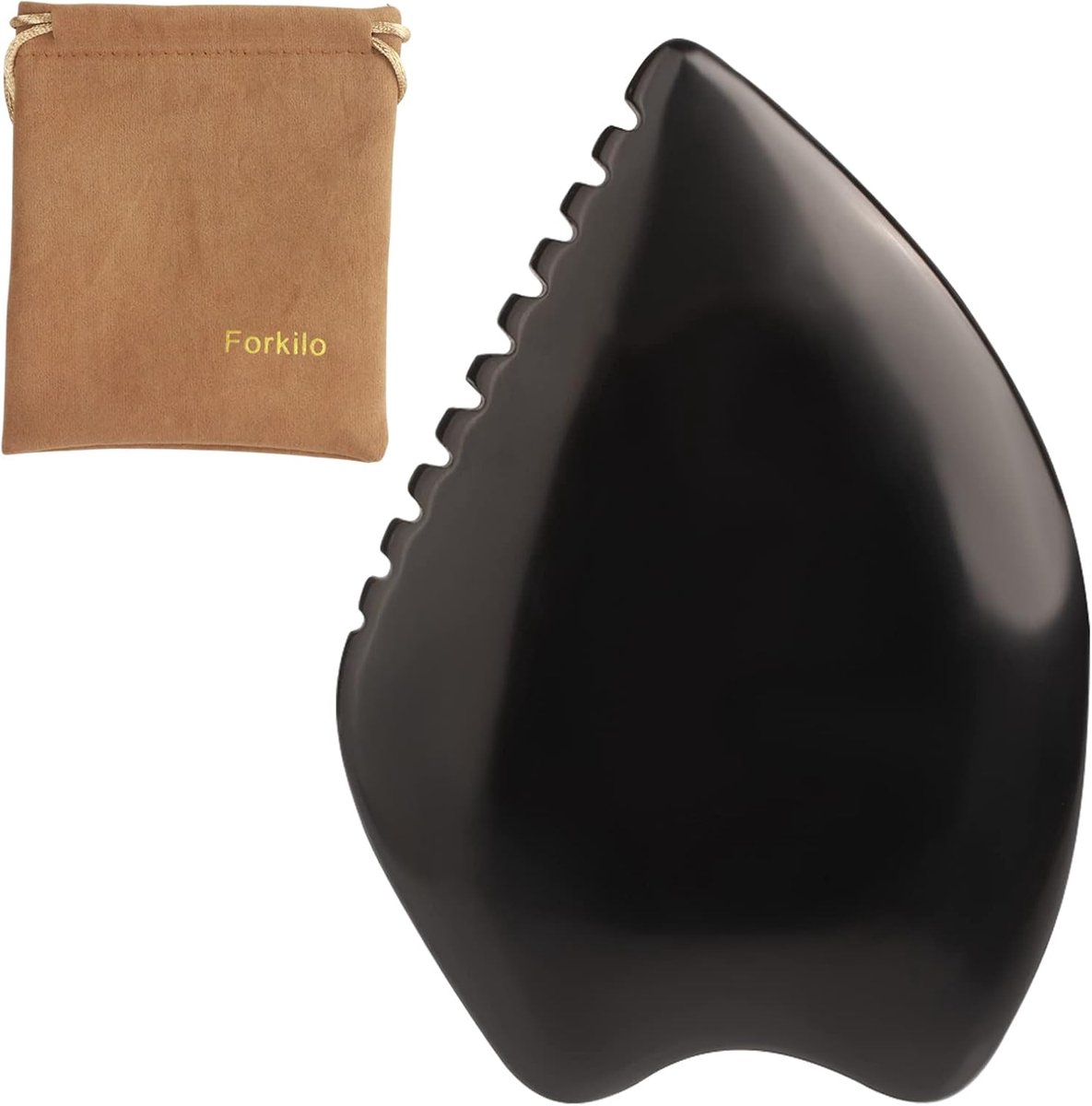 Gezichtsverzorging Kam - Schraap Tool - Gezichtsmassage - Exclusieve Kamrand - 10.4 x 7.6 cm