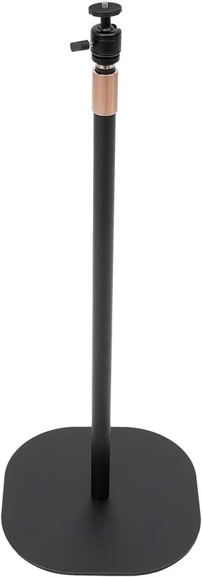 Projectorstandaard vloer verstelbaar 65-120 cm zwart, beamerhouder statief 3 kg draagkracht, stevig staal