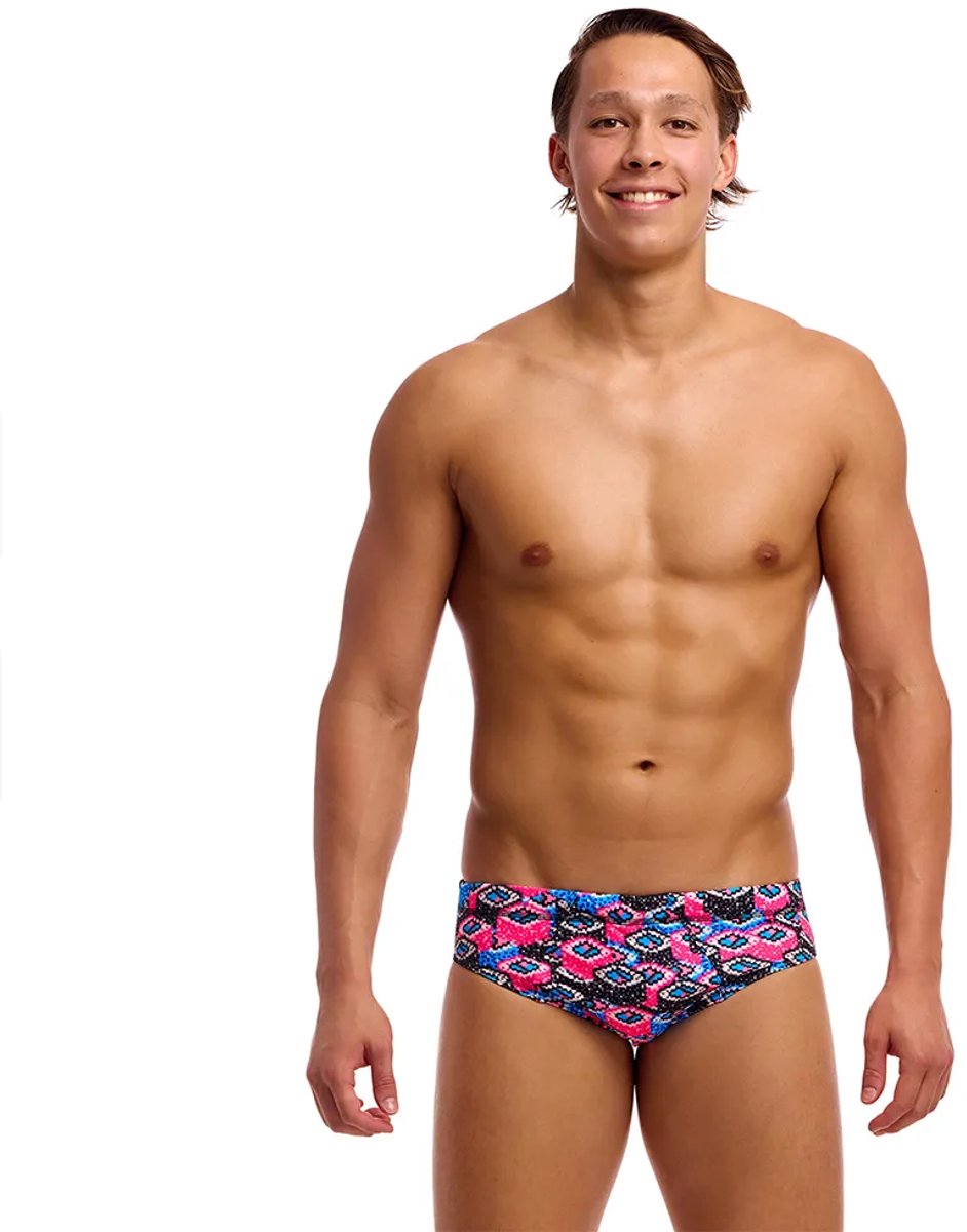 Funky Trunks Fts025m71904 Seamed Zwemslip Blauw AUS 32 Man