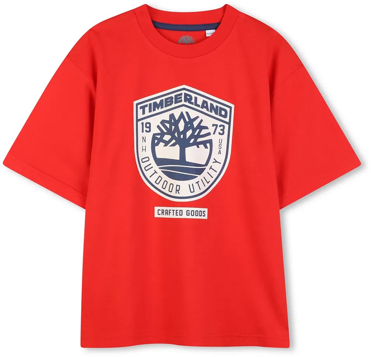 Timberland T60791 T-shirt Met Korte Mouwen 16 Years Jongen Rood