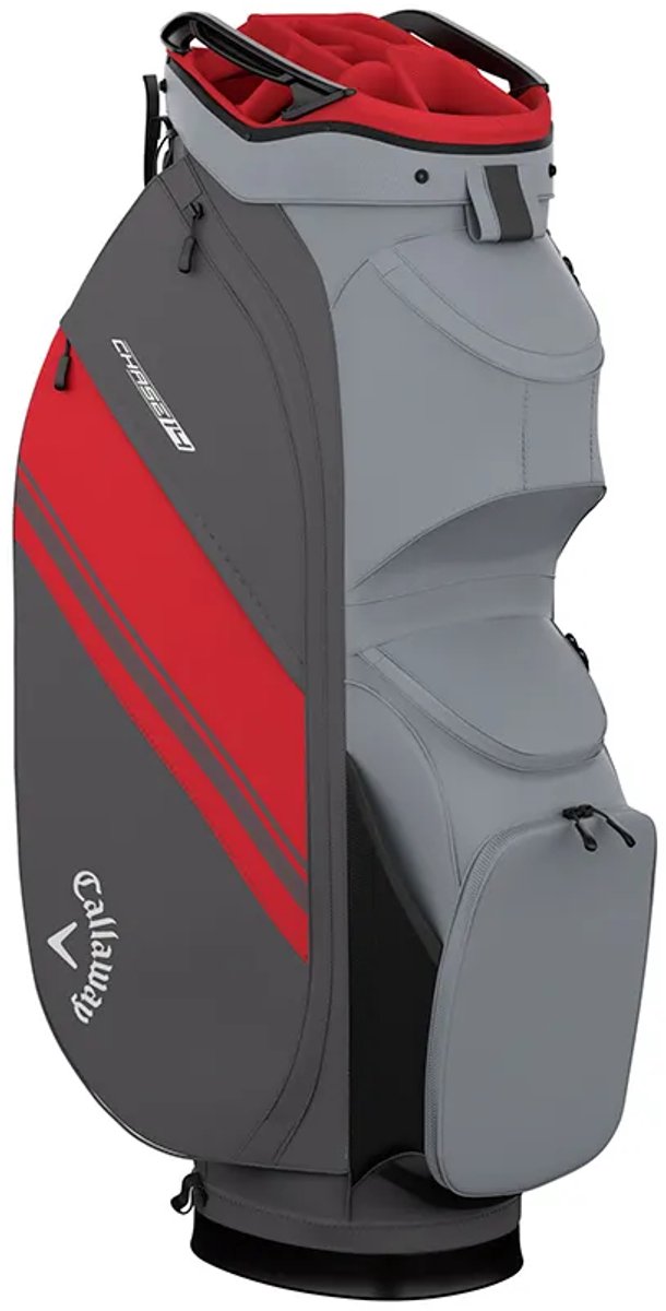 Callaway Chase 14 cartbag 2026 steel/graphite/red van Merkloos — afbeelding 4