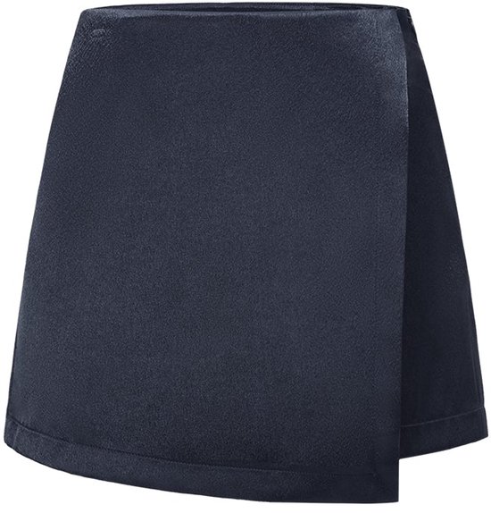 Pantskirt femme en fibre de polyester tissée - culotte unie décontractée pour l'automne et l'hiver