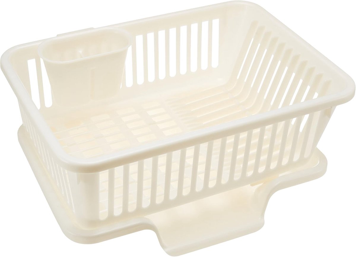 Verticale Baguette Houder - Broodrek Keuken - Brood Opslag - Drainage Systeem - 889 Gram - Wit