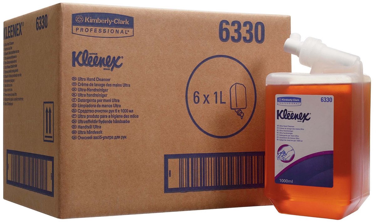 Handzeep Kleenex Ultra vloeibaar amber - 1 stuk - 1000ml