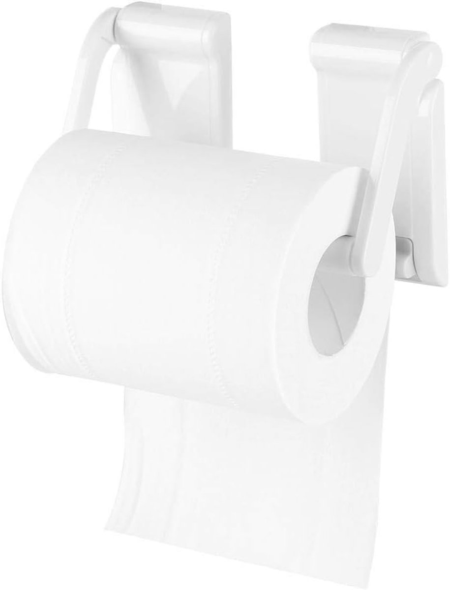 Papierrolhouder - Keukenrolhouder - Zonder boren - Magnetische bevestiging - 9x45 cm - Wit