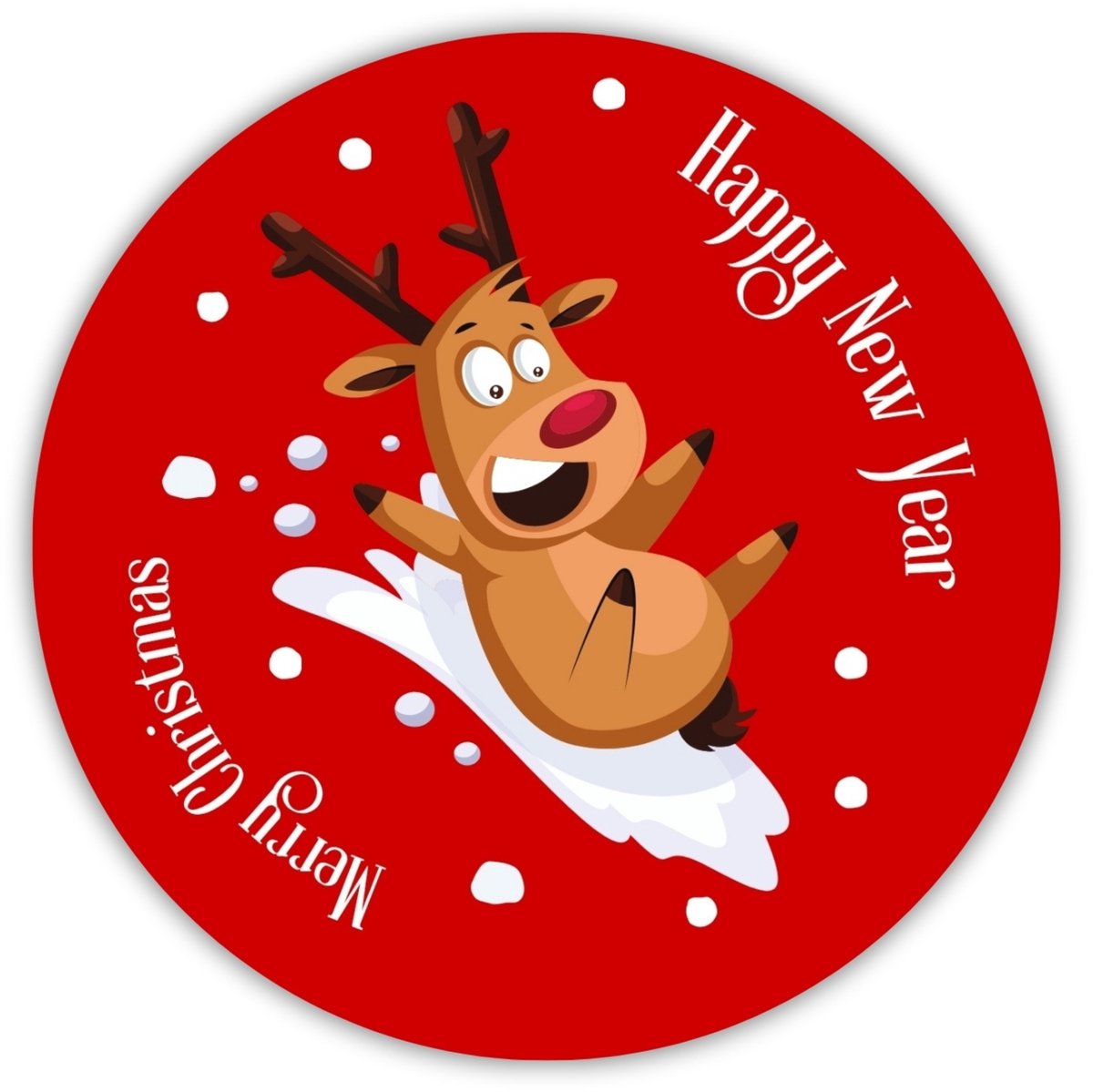 TopWosk - Kerststickers - Voor Kaarsen - 50mm - 4 Stuks