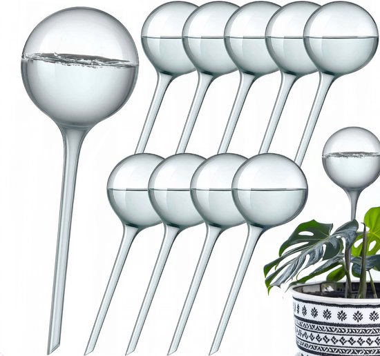 Severno Home FLOWER POWER - Automatische Waterdispenser - 25 cm - 400 ml - Set van 10