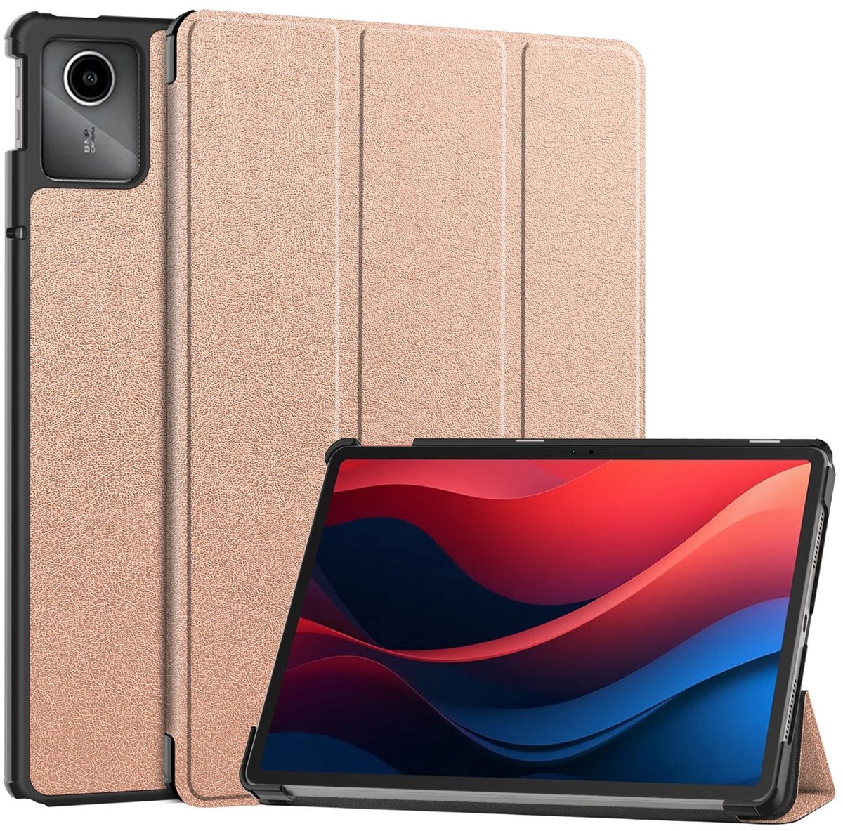 EtuiTab - Hoes - Lenovo Idea Tab - 11 inch - Eco-leer - Poliwisingsmateriaal
