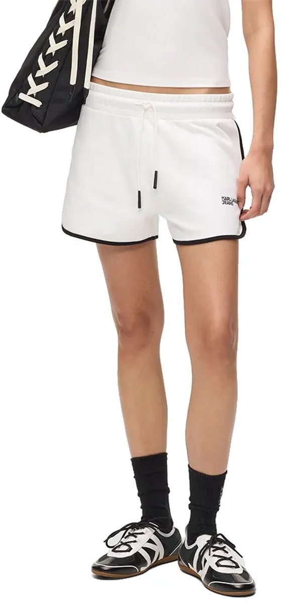 Karl Lagerfeld Jeans B2w10125 Korte Sportbroek Wit M Vrouw