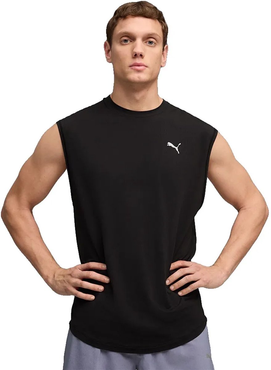 Puma Coolcell Mouwloos T-shirt Man Zwart