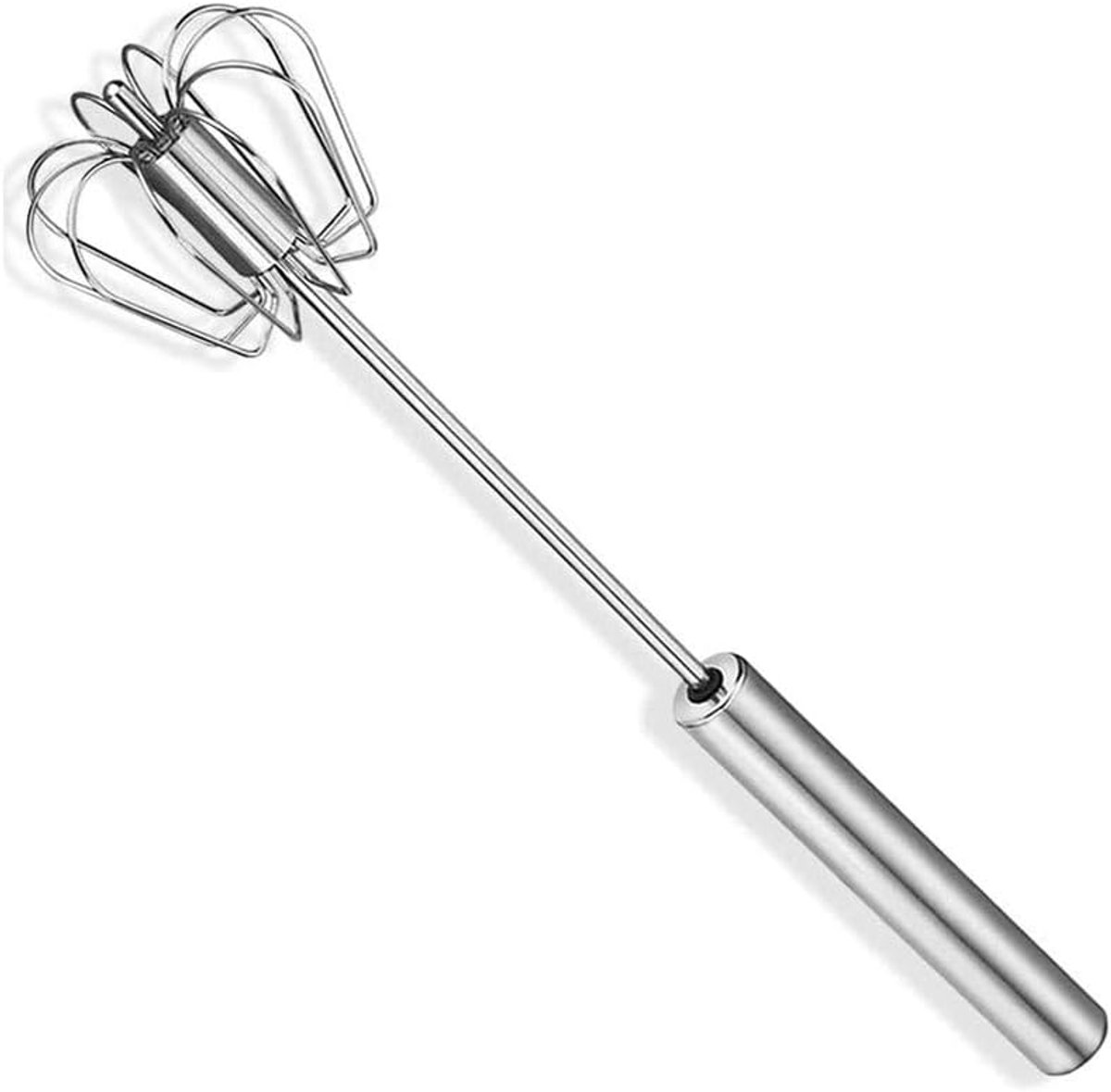 Keuken Garde - Mixer Klopper - Snel Mengen - Halfautomatisch Design - 30 cm Lengte - Zilver