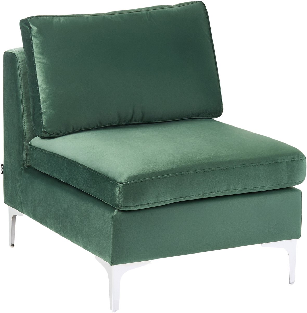 EVJA - Fauteuil - Groen - Fluweel