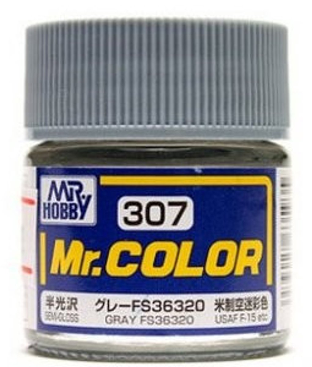 Gunze Mr. Hobby C-307 - Mr. Color 10 ml Gray FS36320 - Lacquer Modelbouwverf
