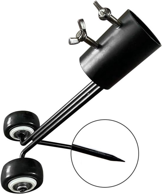 Onkruidverwijderaar - Wieden Tool - Opritten Reinigen - Verstelbare Connector - 5cm Wiel Diameter - Roestvrij Staal — afbeelding 5