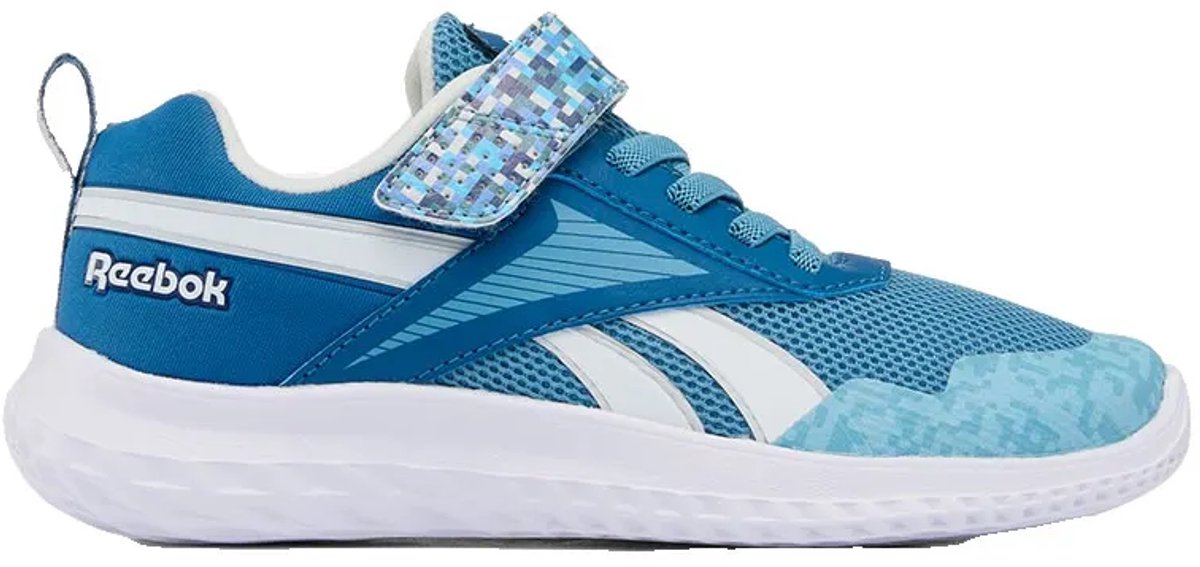 Reebok Rush 5 Elastic Lace & Top Strap Hardloopschoenen 1/2 Kinderen Wit
