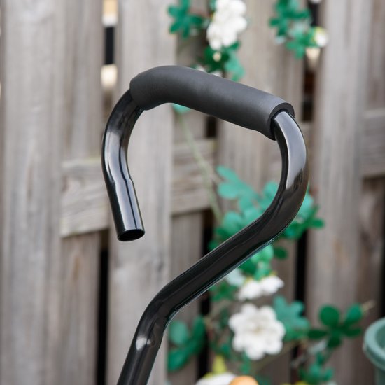Outsunny tuinkar - Staal, rubber - 108x52x100cm - Groen van Merkloos	 — afbeelding 2