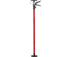 Montagesteun telescoop 115-290 cm, eenhandig verstelbaar, plafondsteun voor panelen, stevig en antislip, rood