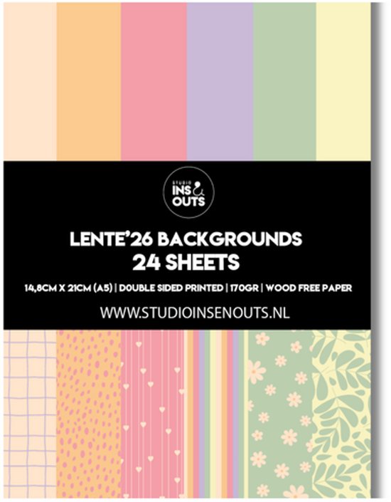 Scrapbook Papier | Journal Paper | Design Hobbypapier | Paperpad | Papierblok | Scrapbooking & Journaling | Lente ’26
