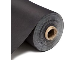 Verduisterende Gordijnstof - Isolerende Raambekleding - Energiebesparing Ramen - Per Meter Op Maat - 137 cm Breed - Zwart