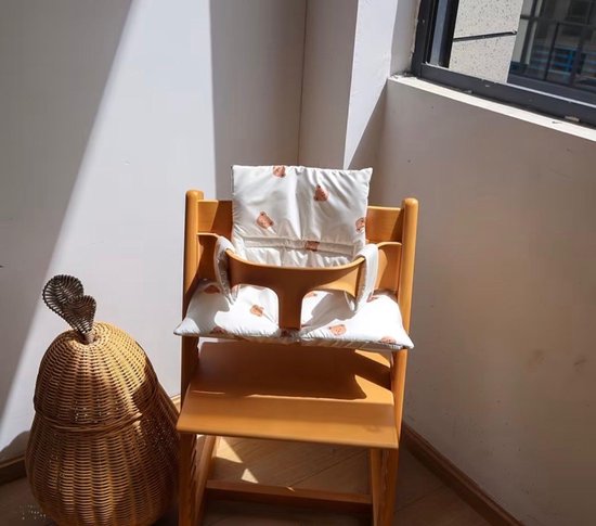 kussenset dat past voor tripp trapp - pillow baby chair - inlegkussen voor babystoel - stoelverkleiner meegroei - seat reducer - infant insert van Merkloos — afbeelding 5