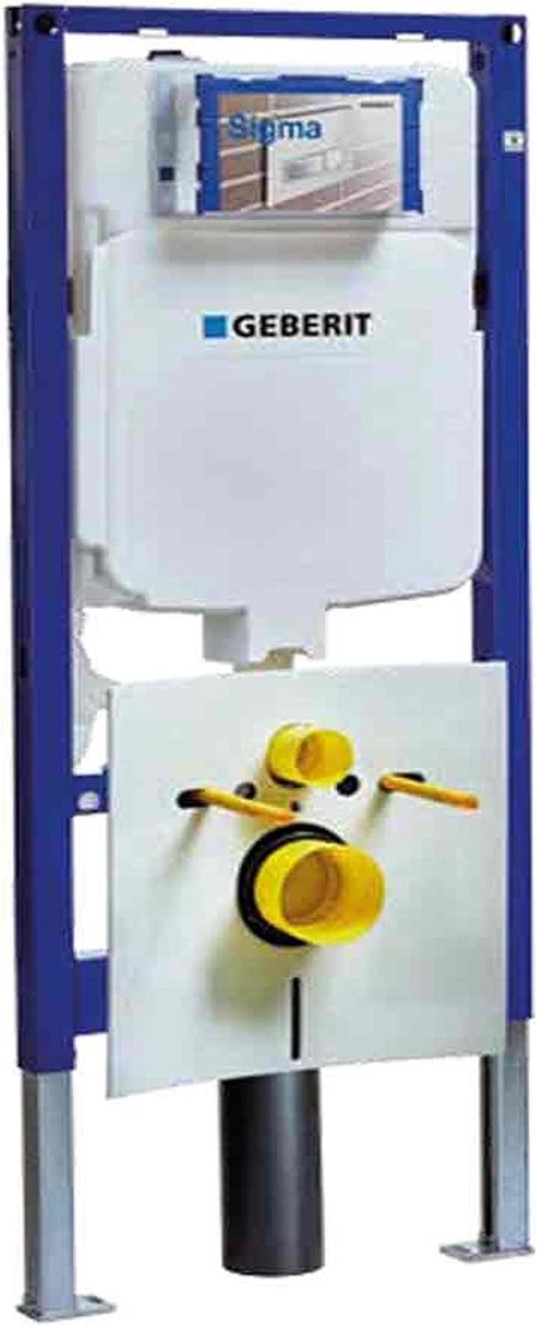 Installatiesysteem - Wandmontage frame - Hangend toilet - Stille afvoer - Standaard formaat - Grijs