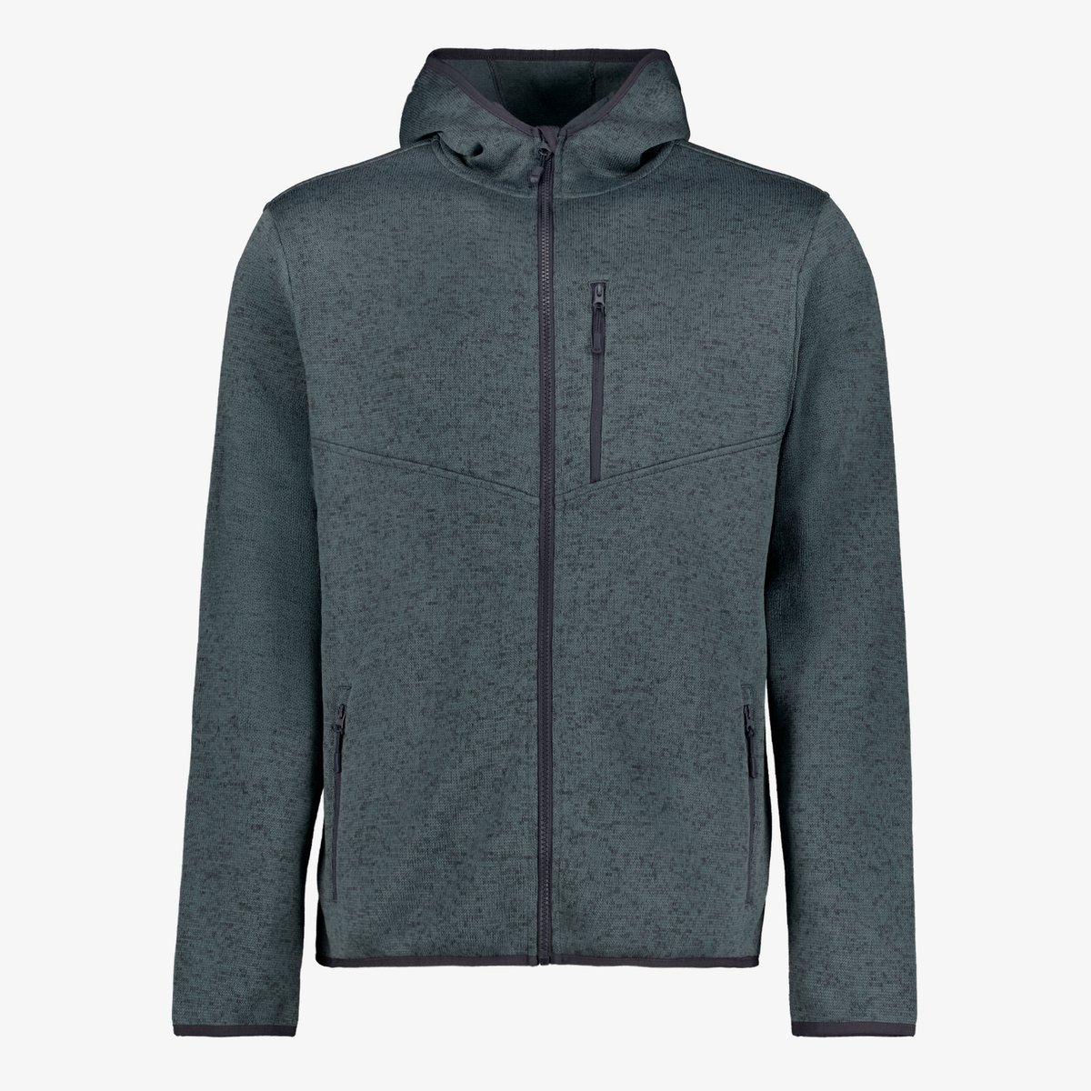 Mountain Peak heren outdoor fleece vest blauw - Maat XXL