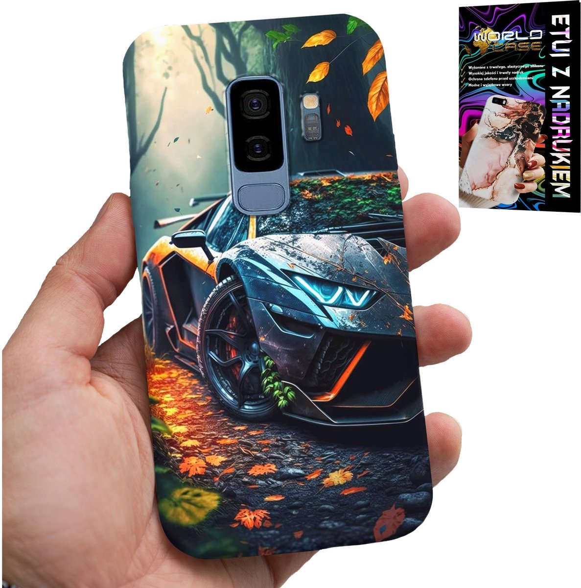 HOESJE VOOR SAMSUNG GALAXY S9 PLUS - PATRONEN VAN LUXE AUTO'S EN SUPERCARS
