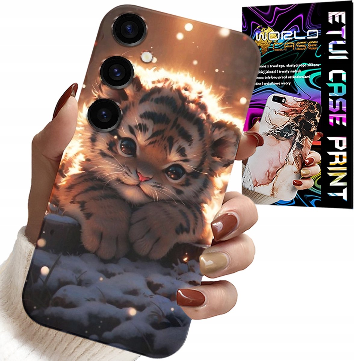 HOESJE VOOR SAMSUNG GALAXY A54 5G - MET EEN LEUKE TIJGERPRINT