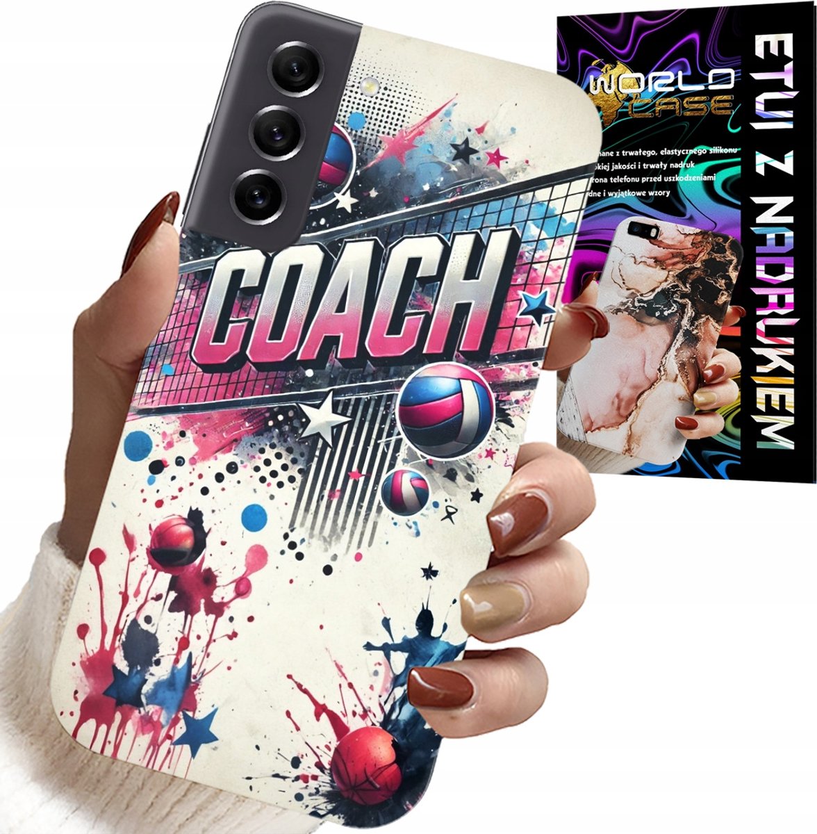 HOESJE VOOR SAMSUNG GALAXY S21 - RETINA COACH MESH COVER, ACHTERKANT