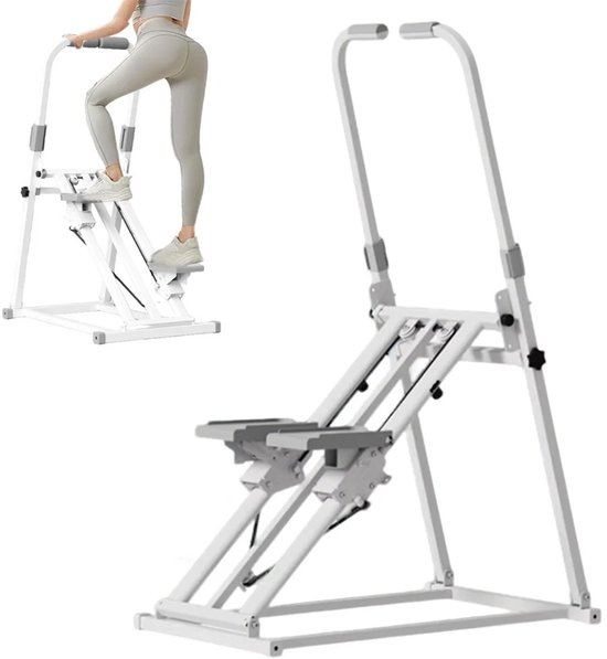 MakkelijkMooi Opvouwbare Step Stepper - Fitness Apparaten Krachttraining - Sport Apparatuur voor Thuis - Bovenbeen en Billen Trainer