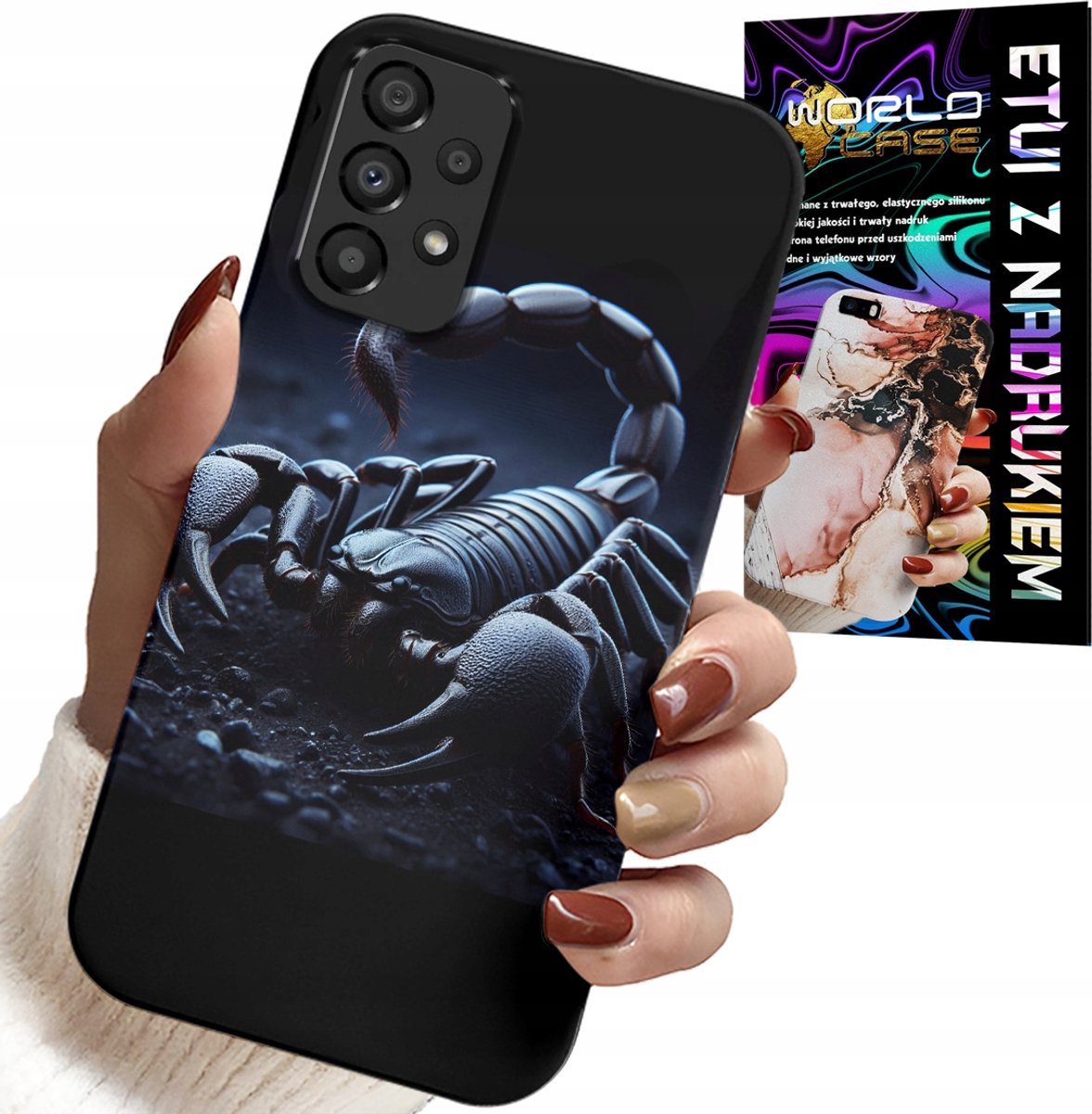 HOESJE VOOR SAMSUNG GALAXY A53 5G - SCHORPIOEN, SCHORPIOENEN + HYDROGEL FILM
