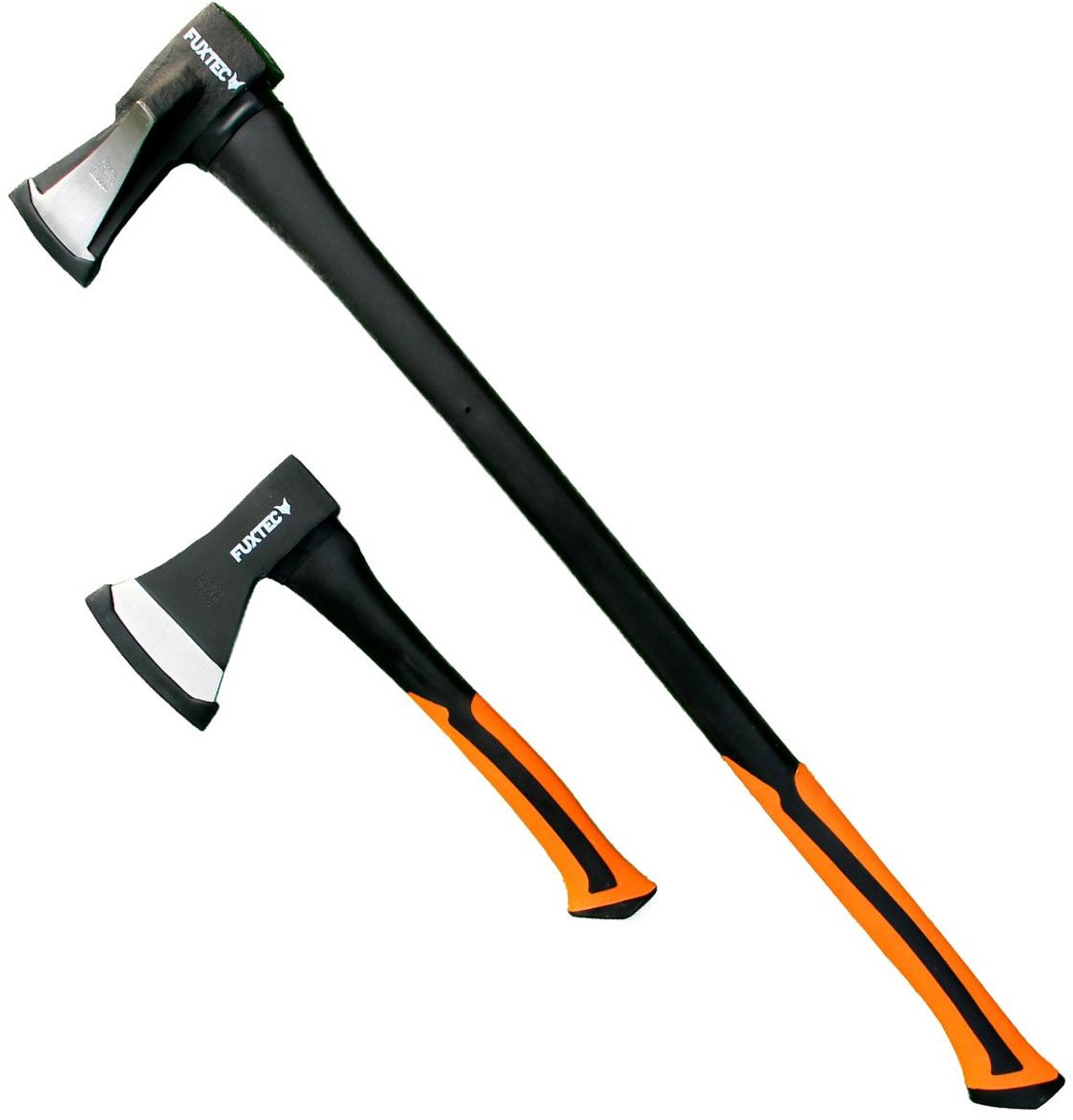 Gesmeed stalen bijlen - FUXTEC FX-AX2 - Set 1 bijl 35cm + 1 bijl 90cm