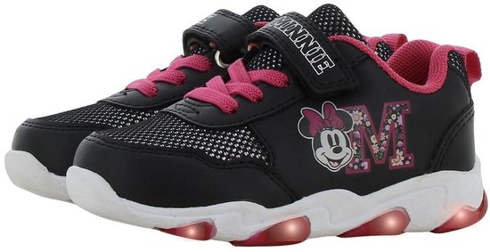 Leomil - Disney Minnie - Baskets lumineuses pour filles - Chaussures Enfants - Pointure 27